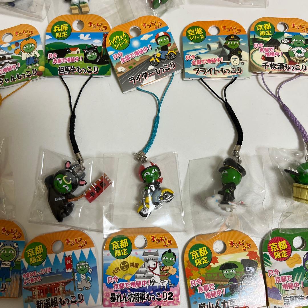ご当地 まりもっこり　ストラップ　マスコット　キーホルダー　根付け　40点セット