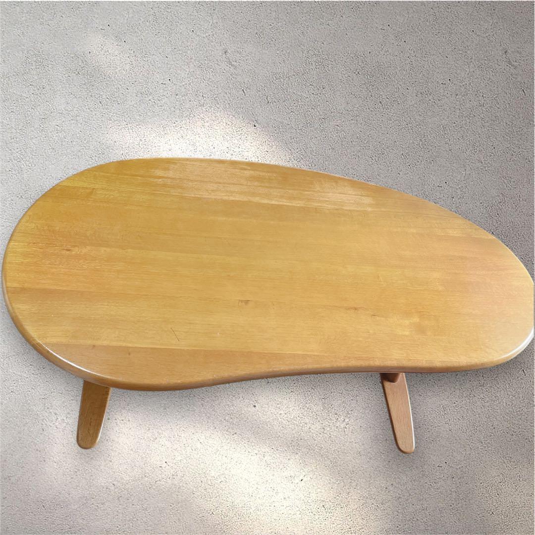 ダイニングテーブルのみ！　飛騨産業　豆型