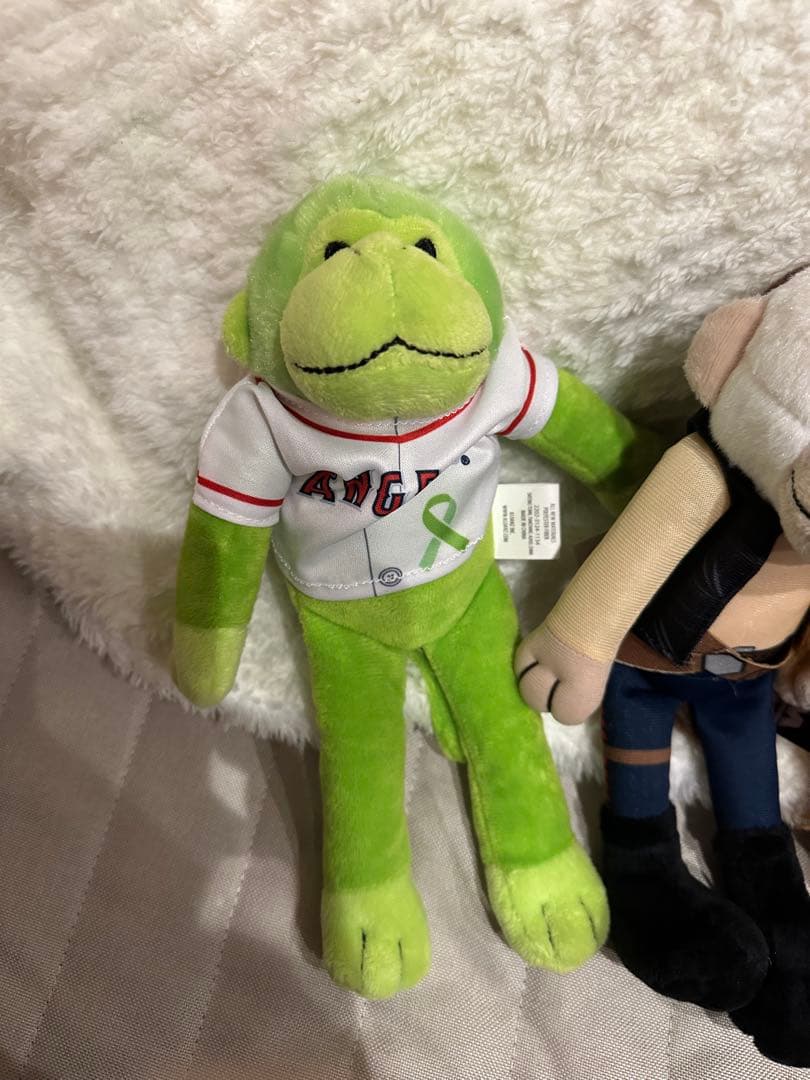 【激レア】MLBエンゼルス　ラリーモンキー3体セット