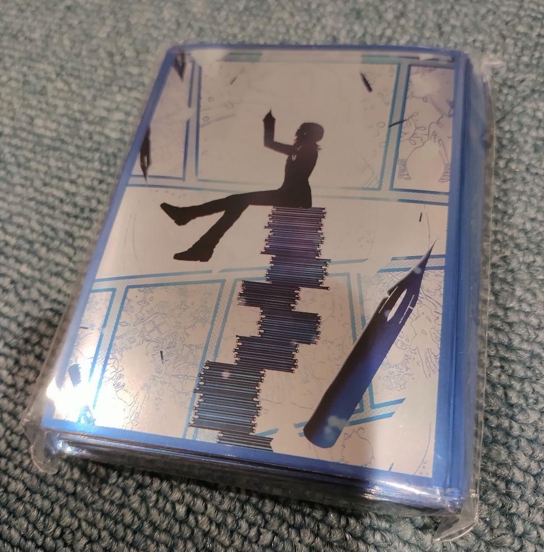 ホロライブ ReGLOSS スリーブ プレマ 青 白詰草 影絵 ハラダミユキ