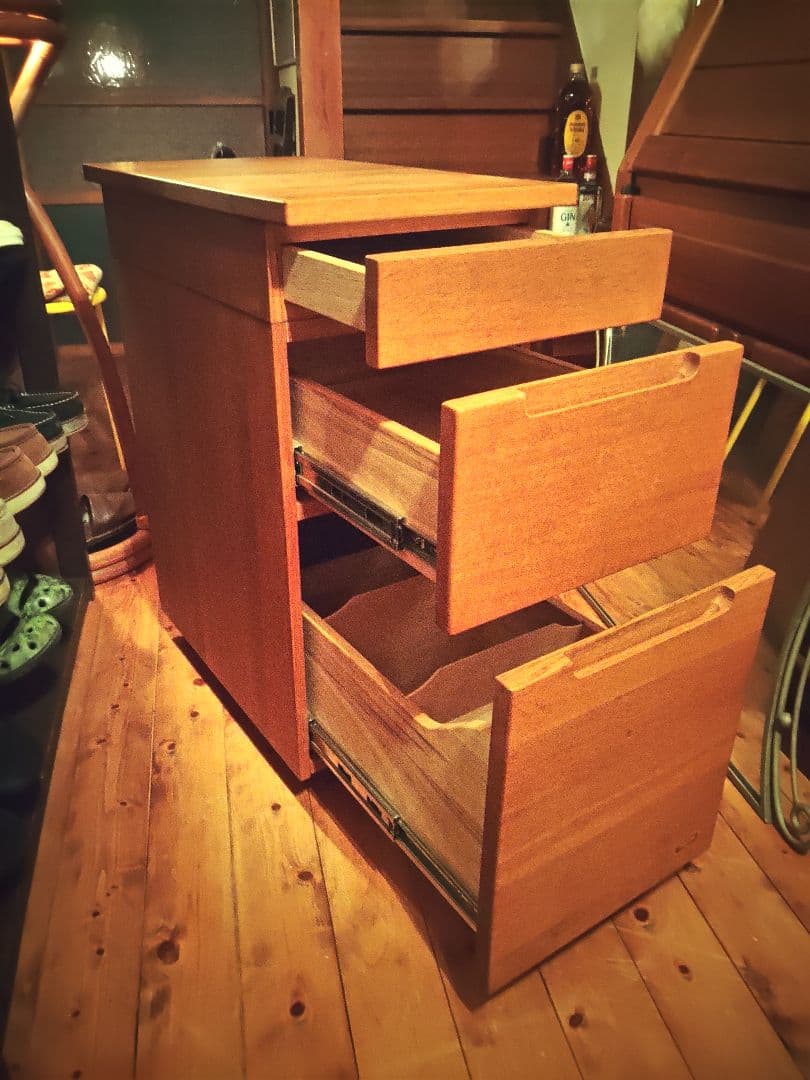 希少　マルニ木工　MARNI チェストワゴン　アンティーク　ヴィンテージ　レトロ