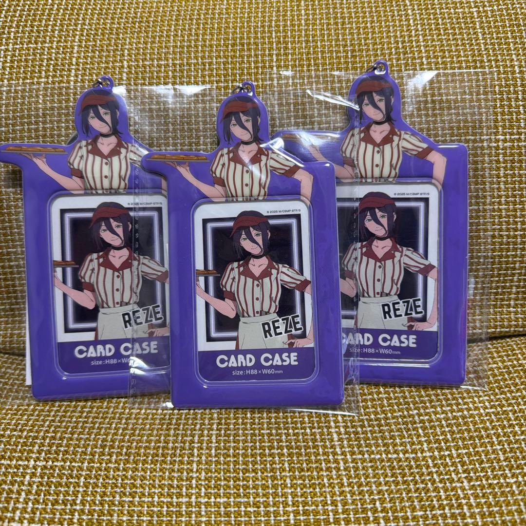 ラウンドワン限定【チェンソーマン】レゼ篇 カードケース ~レゼ3点セット~