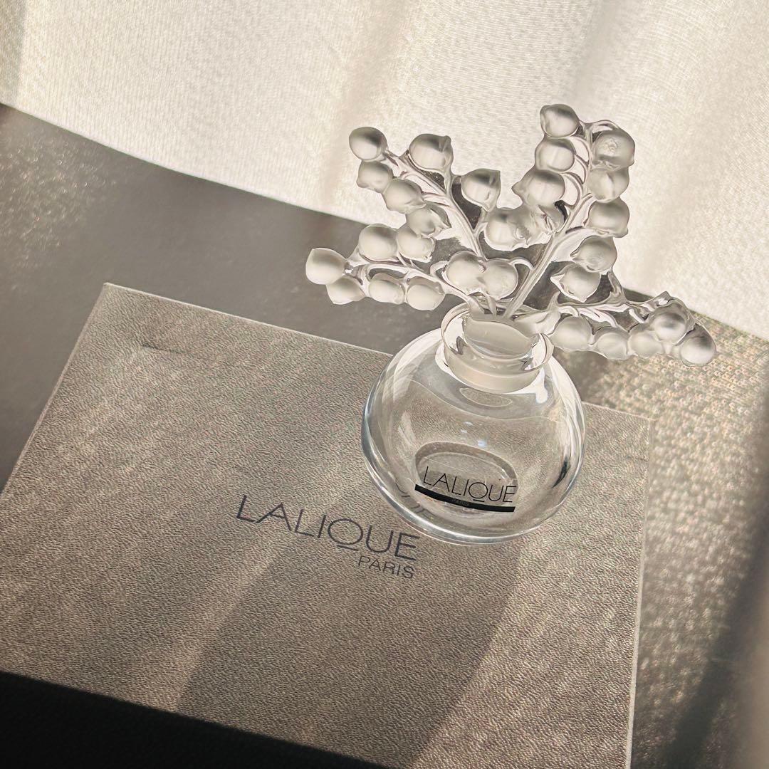 【未使用★美品】ルネ ラリック 香水瓶 クレールフォンテーヌ すずらん