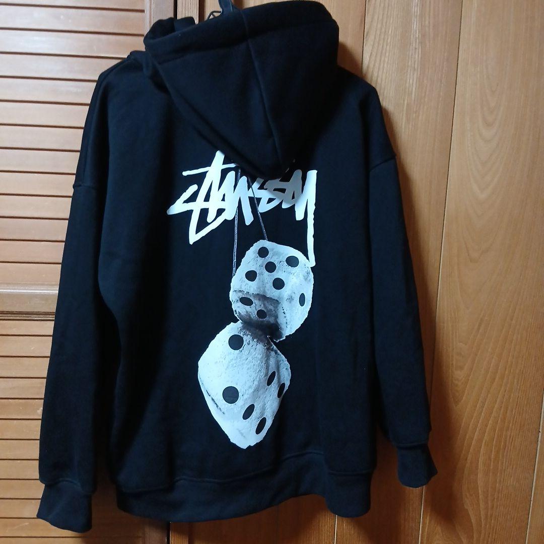 Stüssy ブラック フルジップパーカー M