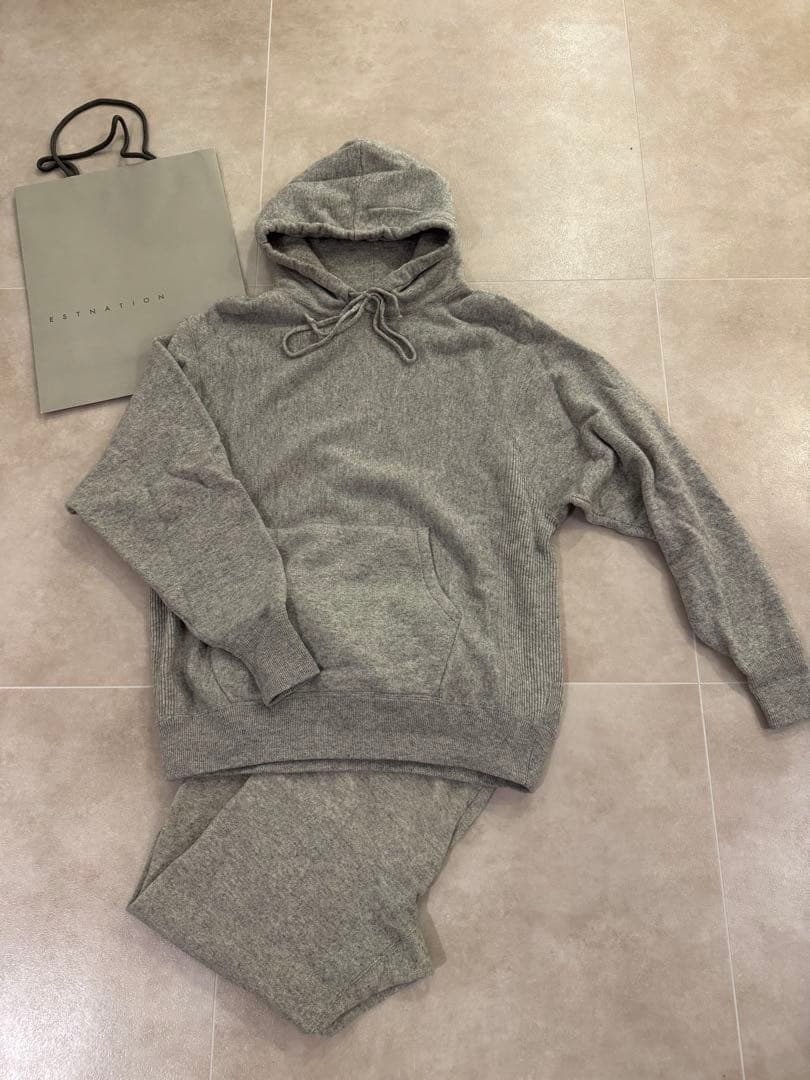 ★エストネーション購入★ハラダマニアセットアップ★カシミア