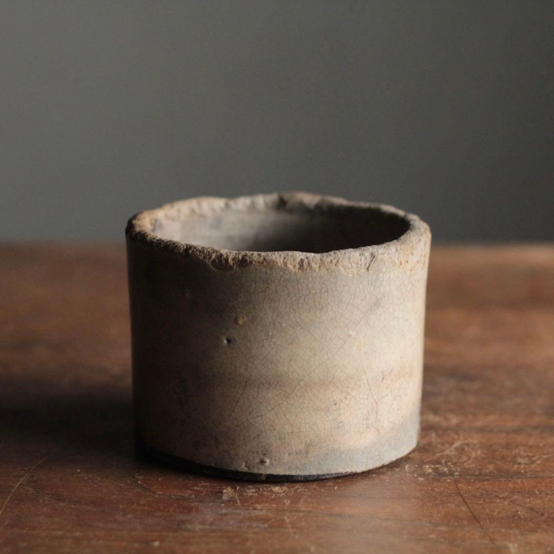 姿の佳い 瀬戸 火入 筒 オブジェ 古美術 古道具 アンティーク