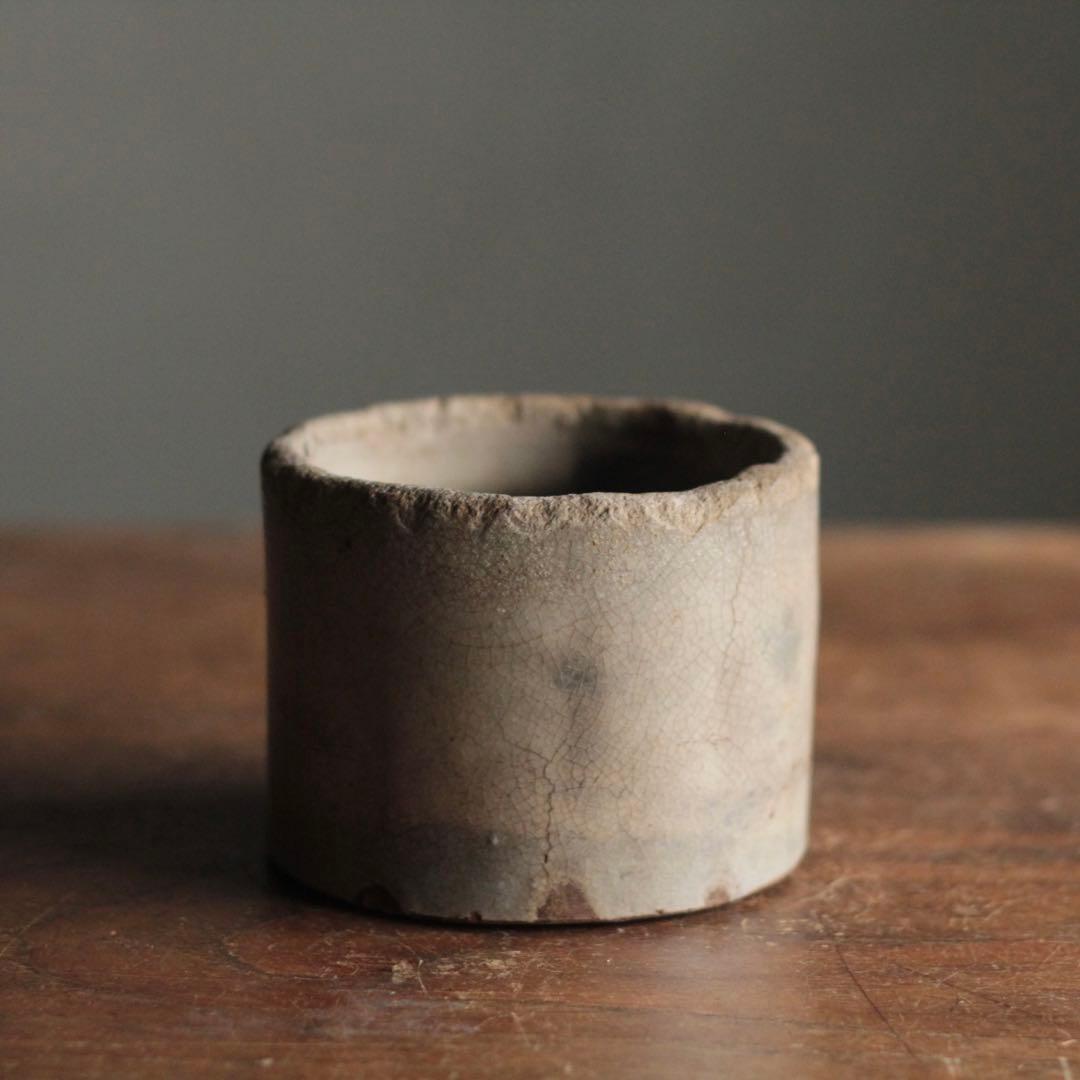 姿の佳い 瀬戸 火入 筒 オブジェ 古美術 古道具 アンティーク