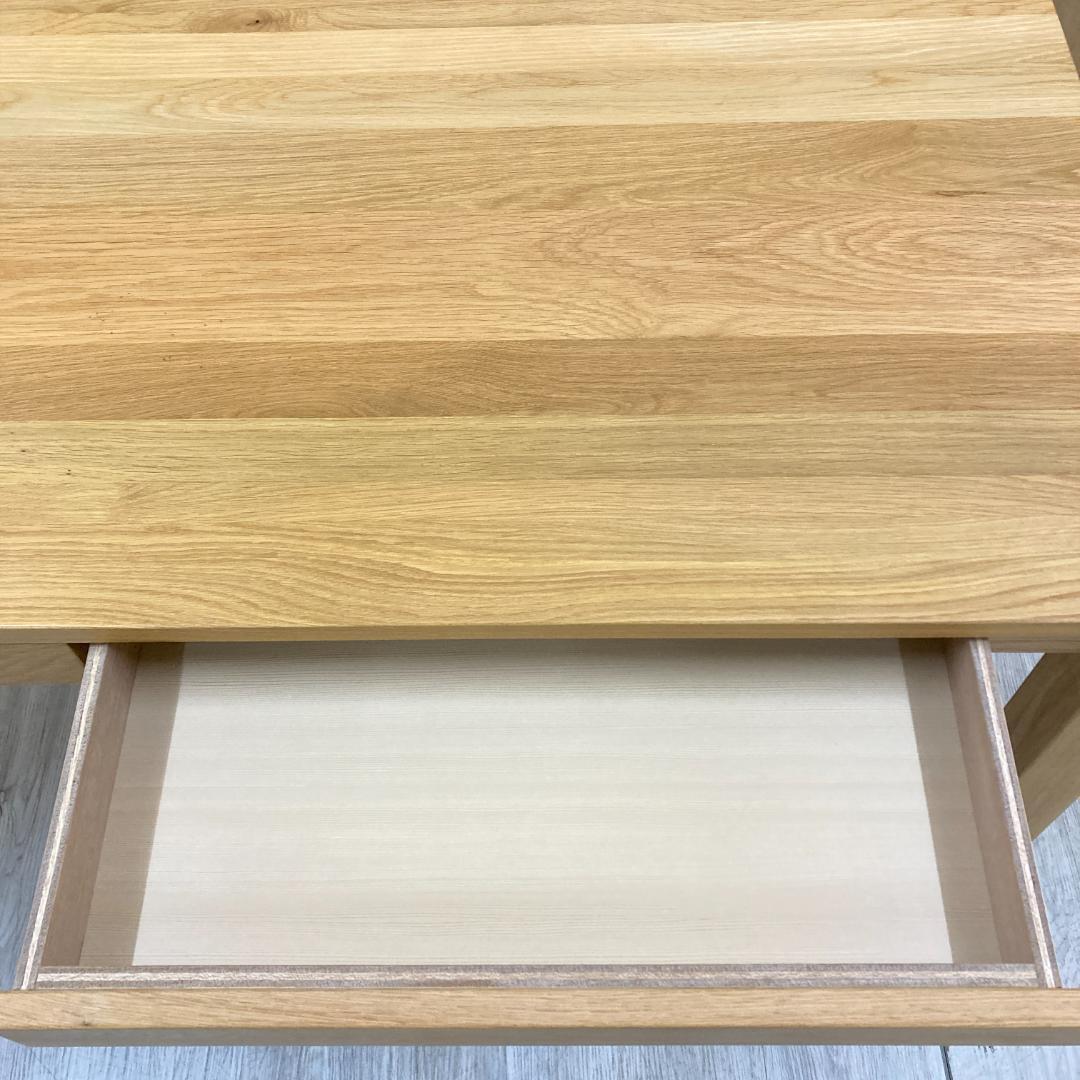 無印良品　ダイニングテーブル　オーク材　天然木　140ｃｍ