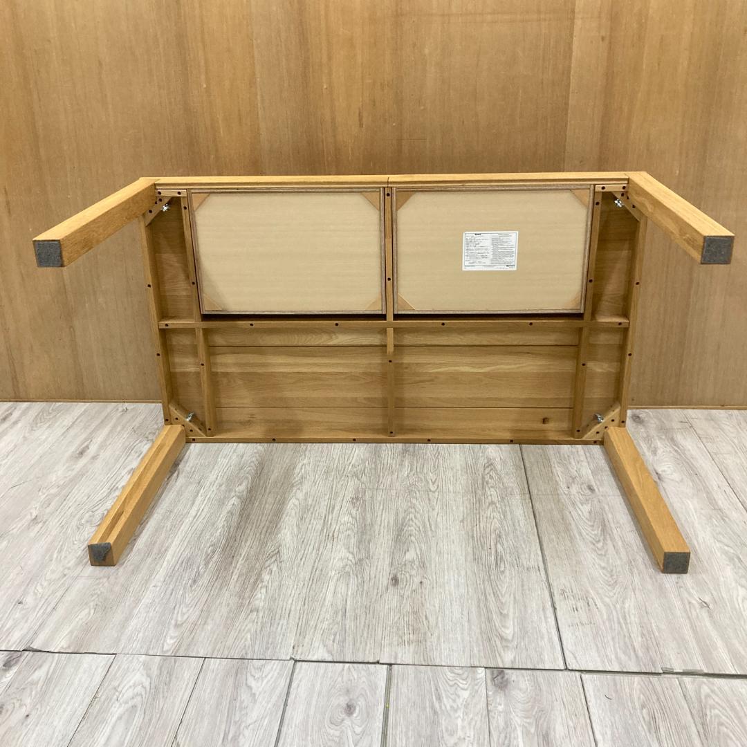 無印良品　ダイニングテーブル　オーク材　天然木　140ｃｍ