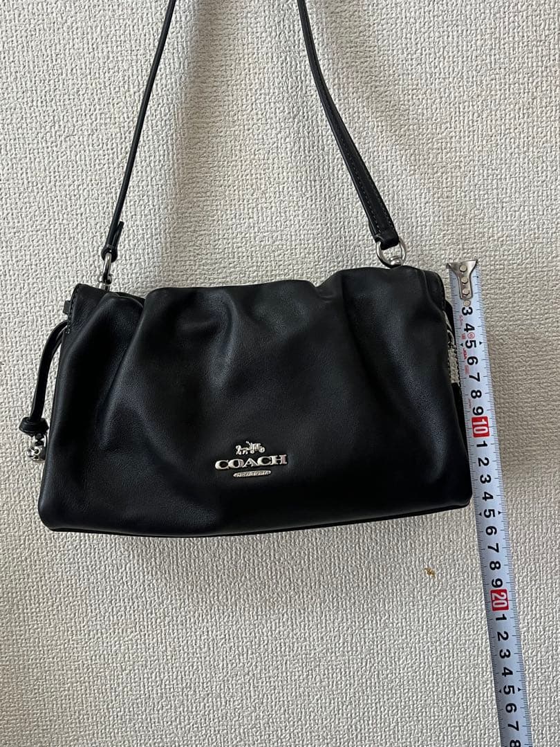 COACH コーチショルダーバッグ　ブラック