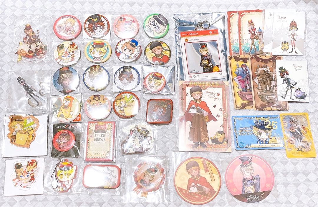 第五人格 ポストマン グッズ まとめ 希少 レア 缶バッジ アクスタ バースデー
