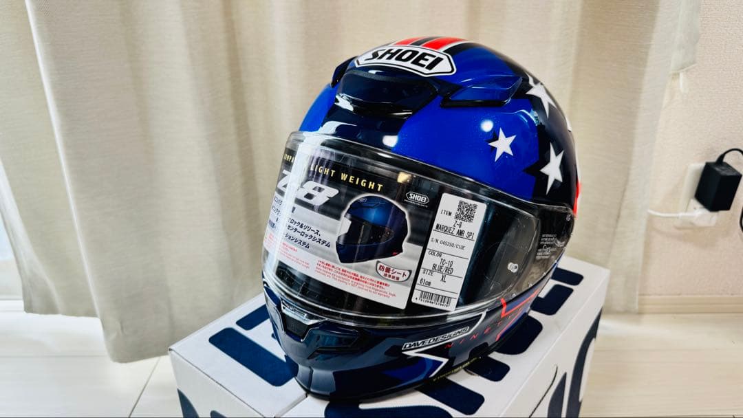 SHOEI Z-8マルケス・アメリカン・スピリット　TC-10