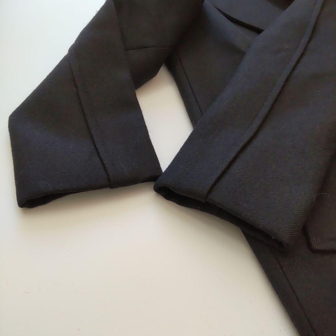 美品 ステラマッカートニー 定番 ダブル チェスターコート ブラック 38