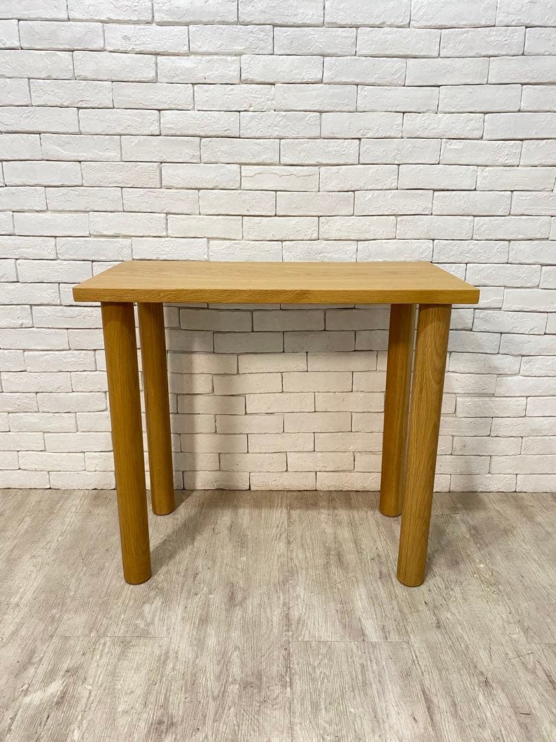 【東京都内23区配送無料】定価4万円　無印　テーブル　飾り棚　机　サイド　ナイト