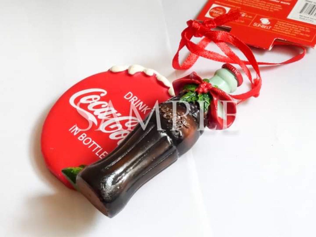 コカ・コーラ「ボトル」クリスマス　ビンテージオーナメント