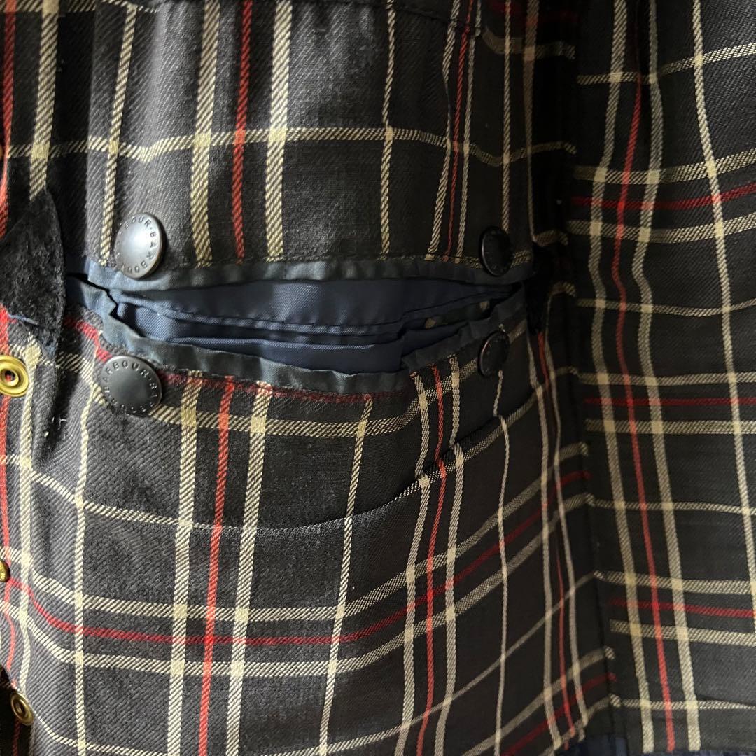 80s バブアー border オイルドジャケット ユーロヴィンテージ