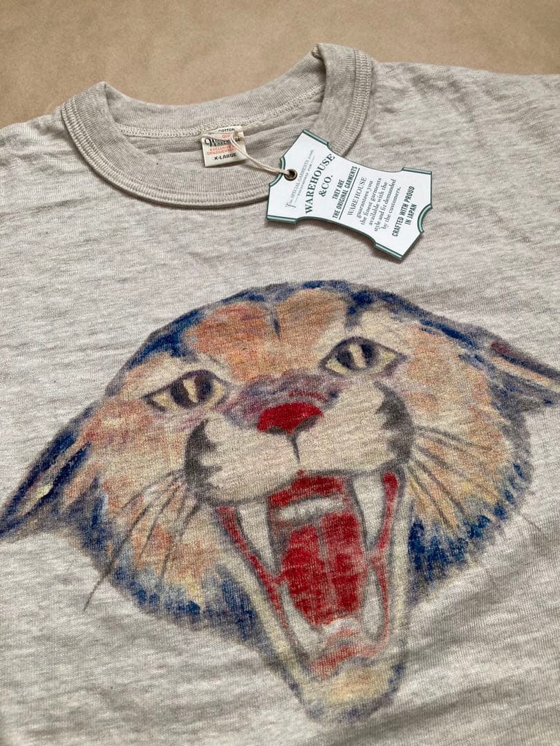 新品 ウエアハウス 4601 Tシャツ PEPPERS ワイルドキャット XL