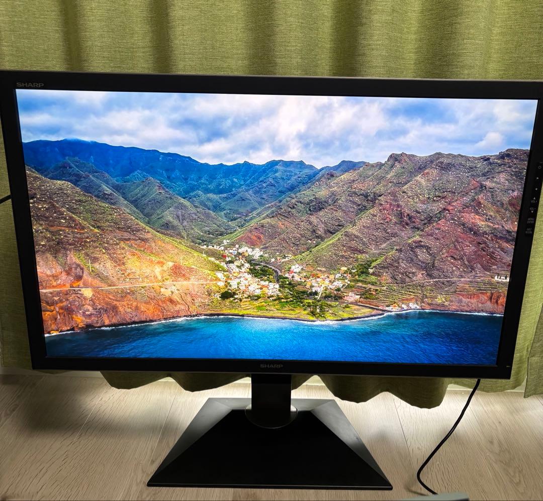 SHARP　シャープ　IGZO 4K対応　モニター　32V型　PN-K321