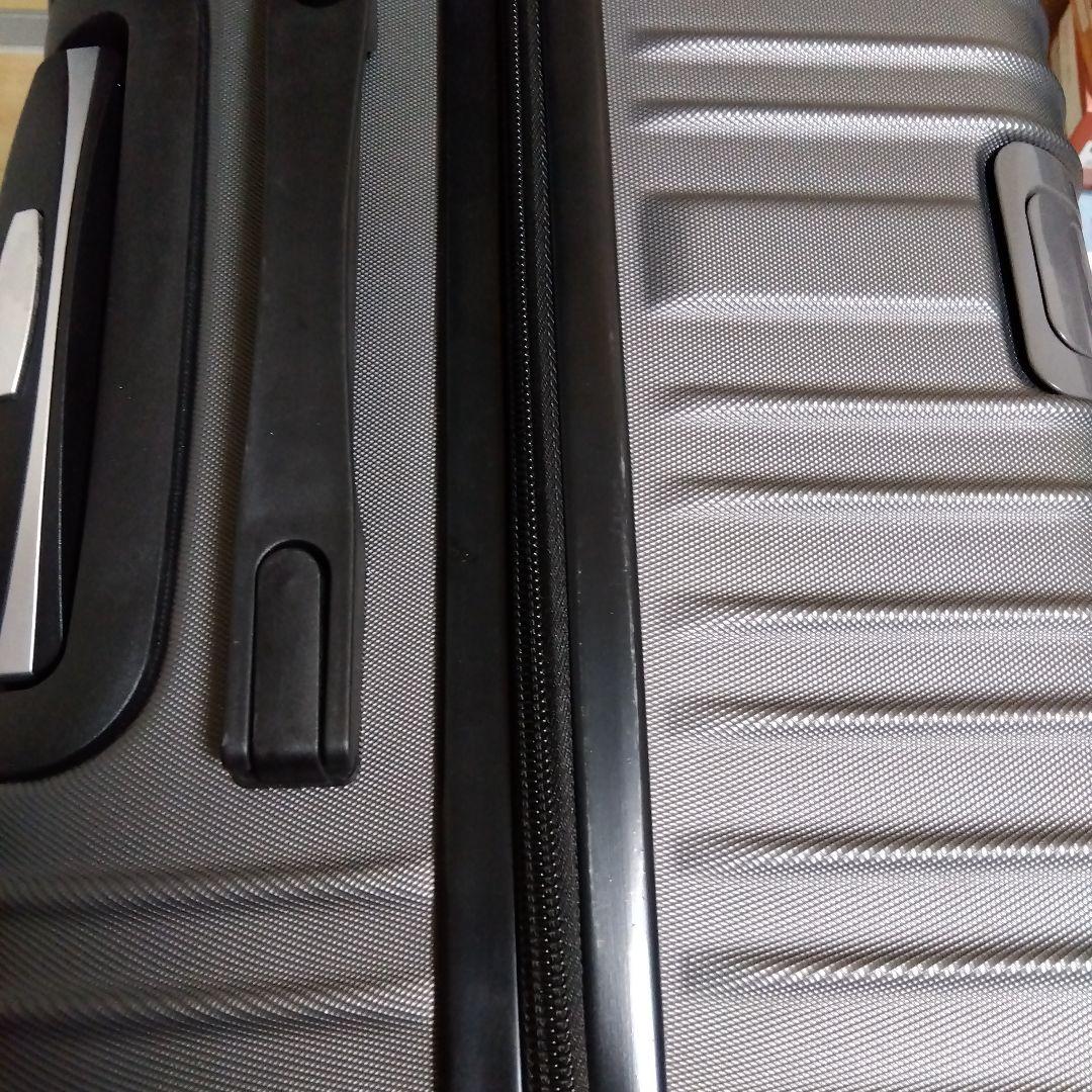 スーツケース XL 98L グレー キャリーケース TSAロック 軽量 耐衝撃