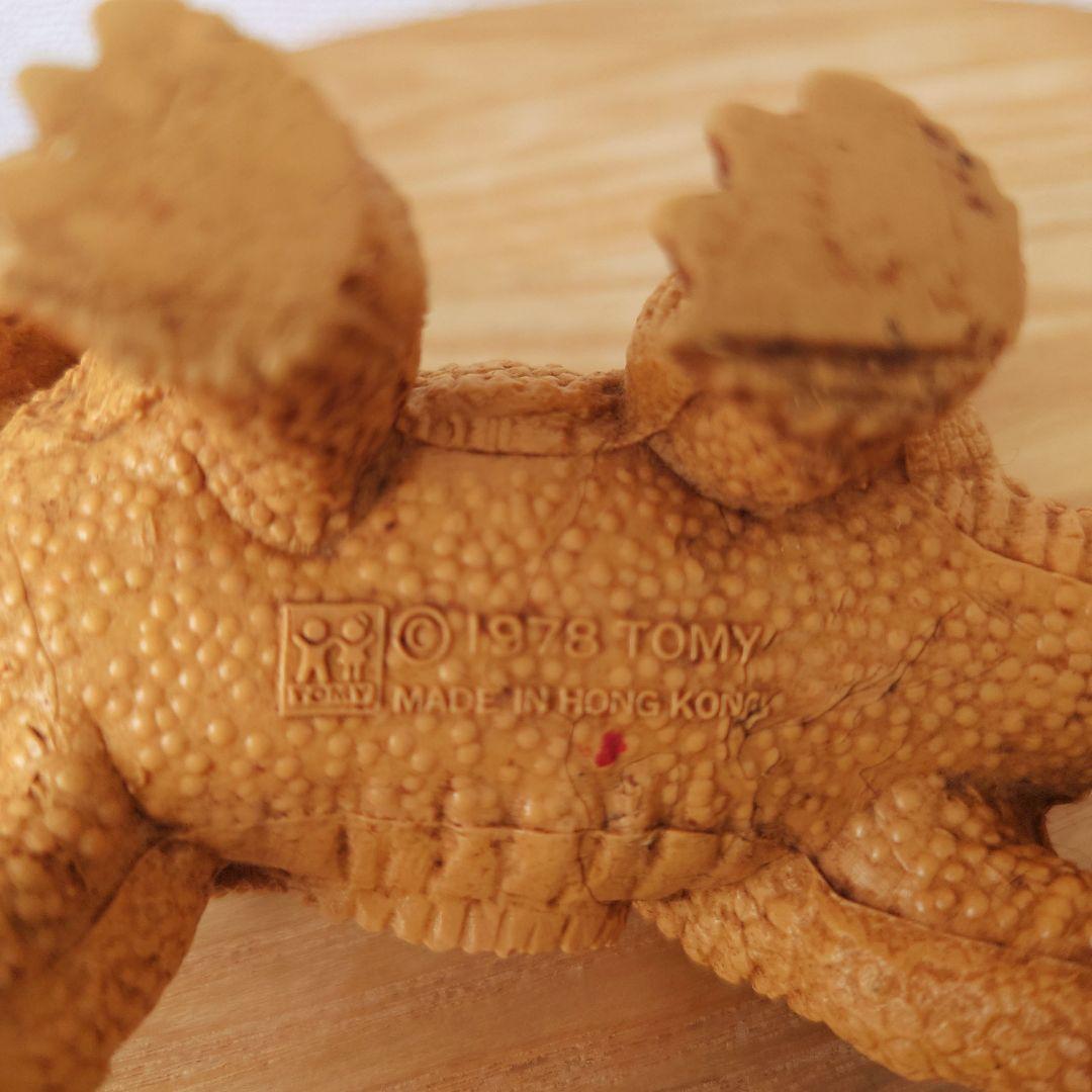 ♡希少　当時物　トリケラトプス　１９７８ TOMY　昔のゴム製フィギュア