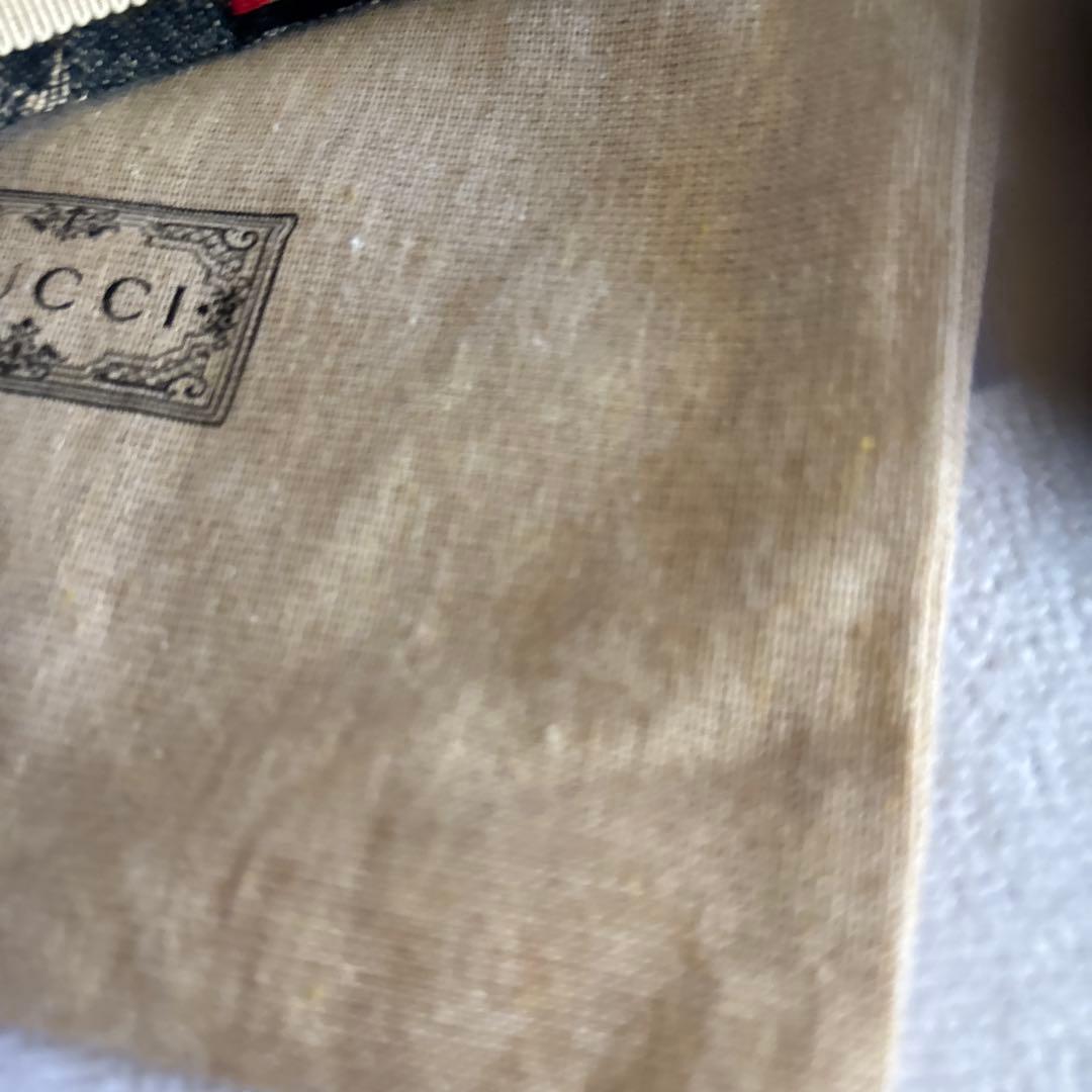 GUCCI ダークブルー ヘアバンド 保存袋付き