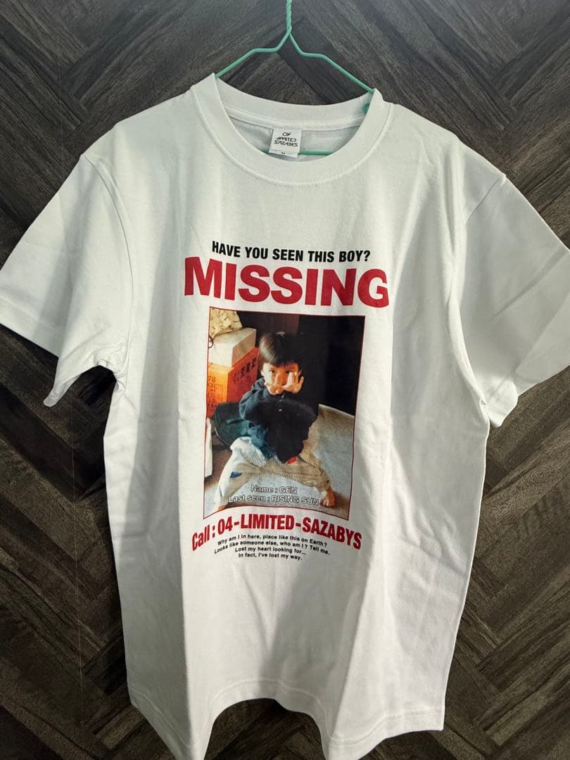 04 Limited Sazabys MISSING T-shirt Ｍサイズ