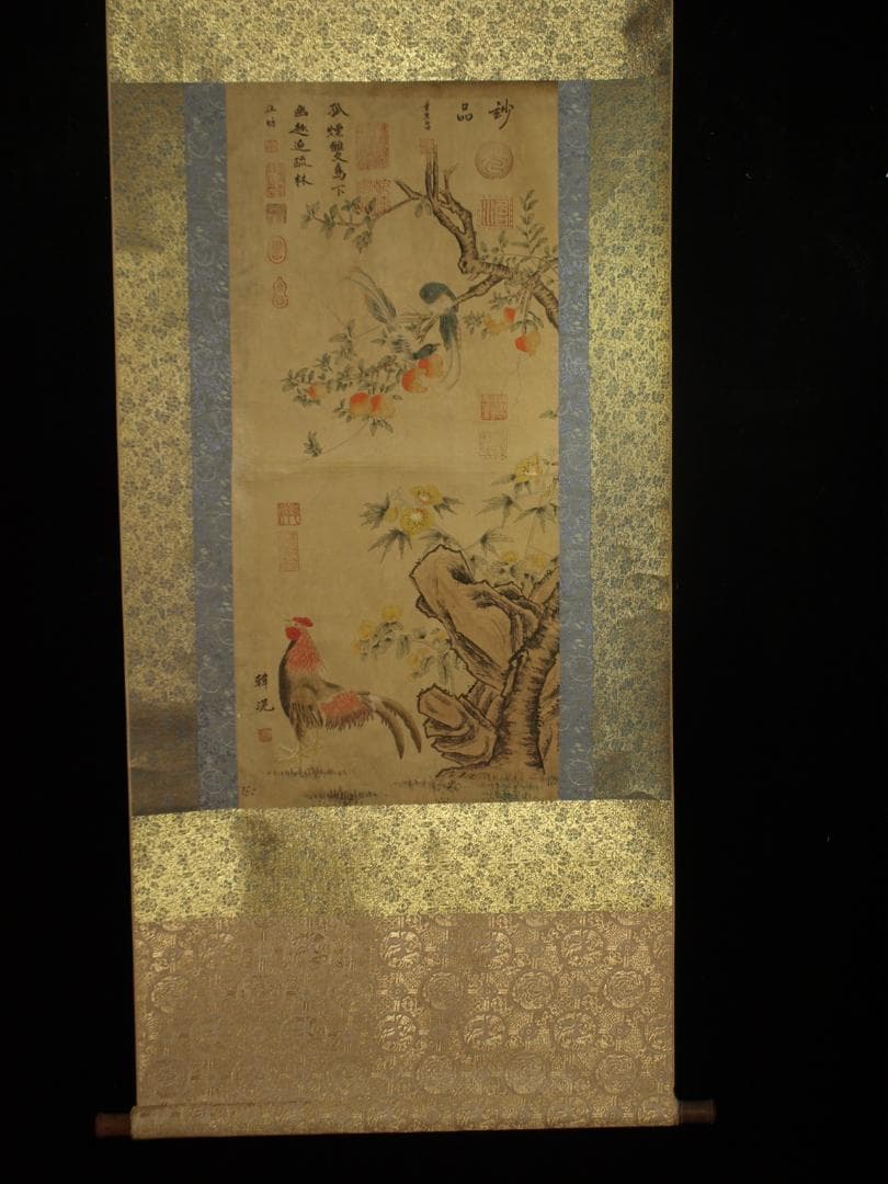 中国古美術 唐時代の人物図　肉筆絵　激安骨董品 BD312A13-2