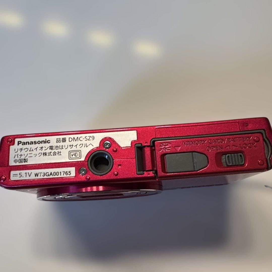 Panasonic DMC-SZ9 赤　デジカメ