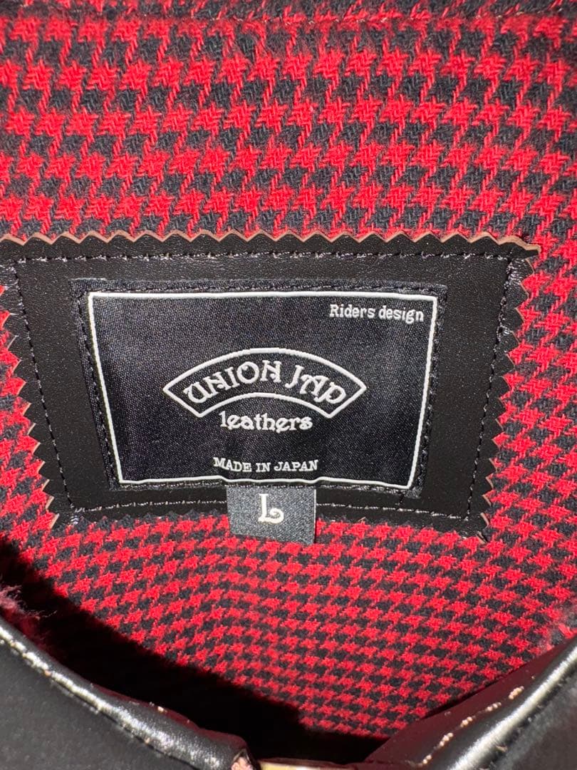 Y’2レザー　ユニオンジャップ　レザージャケット