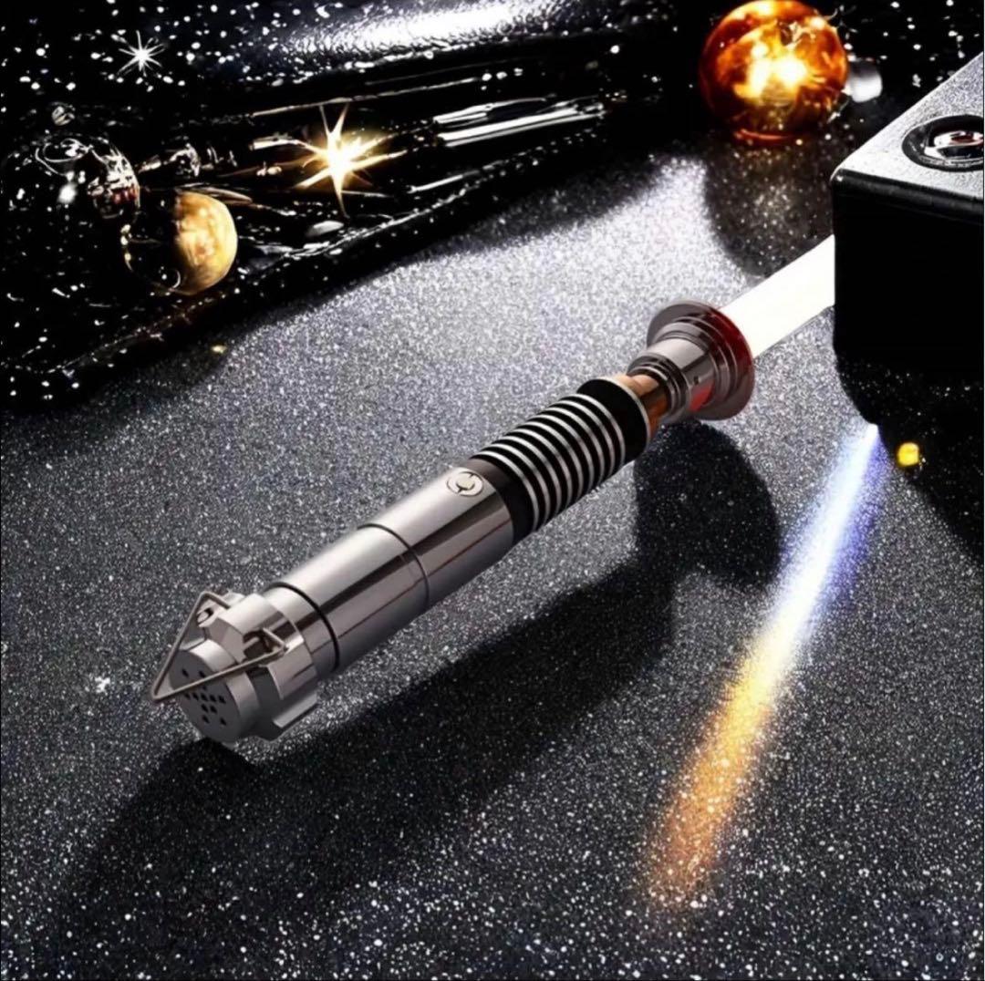 RGBライトセーバー 充電式 サウンド付き ルーク風モデル