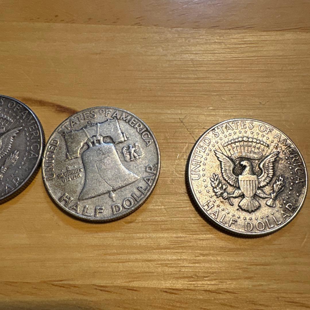 アメリカドル銀貨8種類 1943年製　ウォーキングリバティ