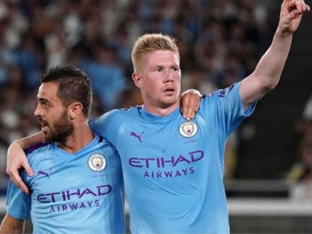 『正規品/優勝パッチ』マンチェスターシティ18/19 デ・ブライネ