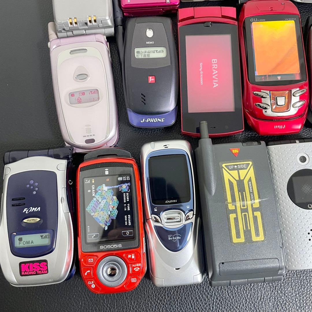 【まとめて40点セット】モックアップ 販売店模型 携帯電話 ガラケー フェラーリ