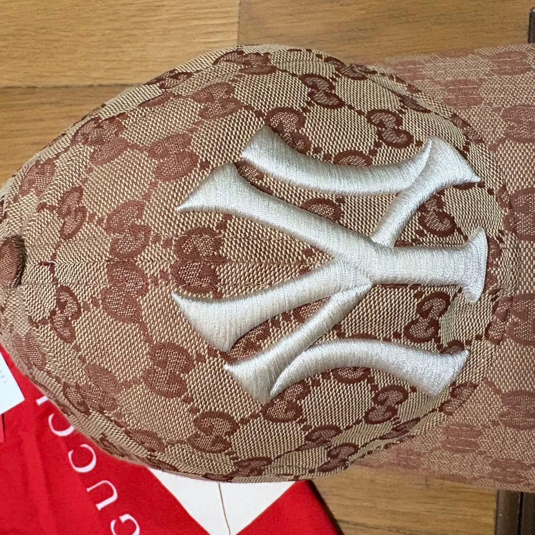 GUCCI MLB コラボ ベースボールキャップ