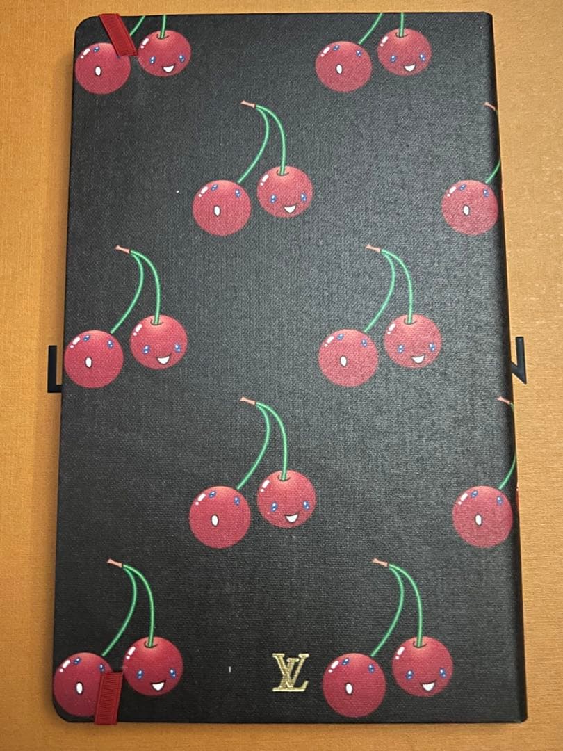 値下げ　LOUIS VUITTON チェリー柄ノート　村上隆