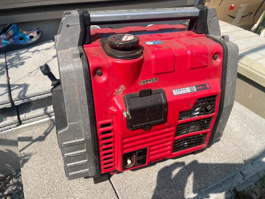 HONDA EM550 ポータブル発電機 赤 動作未確認
