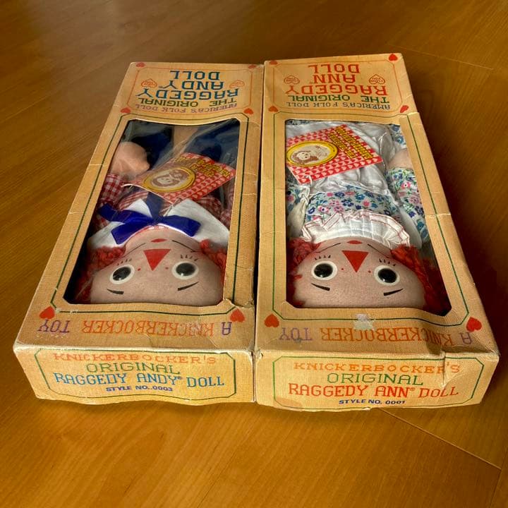 貴重　超激レア　ラガディ　ヴィンテージ　めちゃくちゃ可愛いアンとアンディ　箱入り