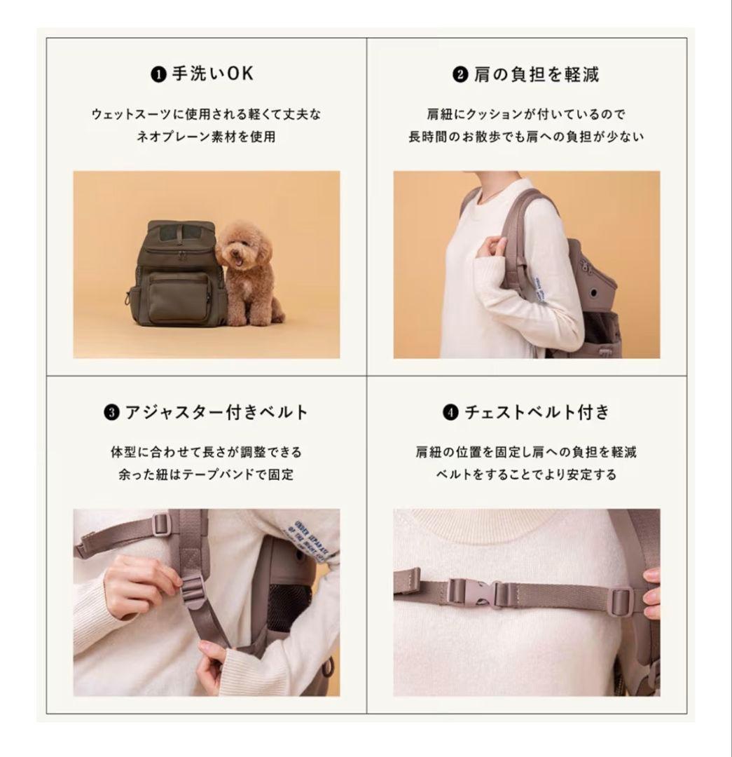 citydogネオプレーンバックパックキャリー