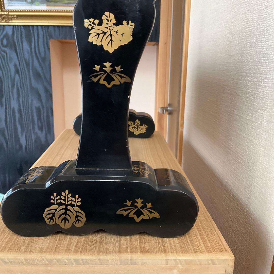 蒔絵鳳凰五七桐文刀掛　江戸時代中期頃