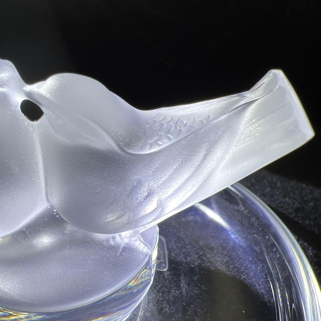 ラリック　リングトレー　横幅約9.5㎝　東Y7-1128☆1F