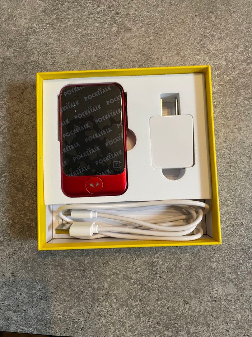 POCKETALK 翻訳機 レッド