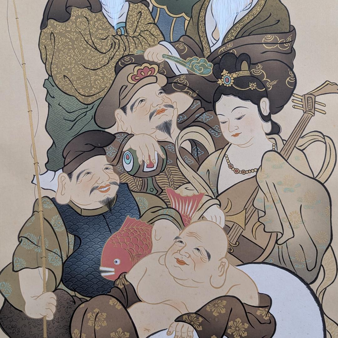 七福神 御朱印軸 完成品 旭堂