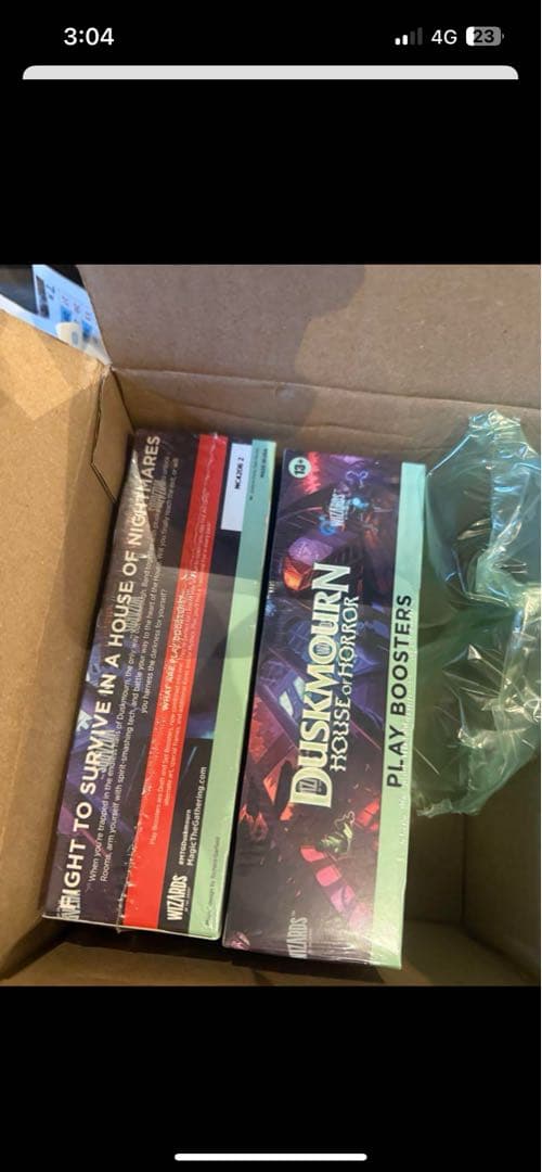 ダスクモーン：戦慄の館　プレイ・ブースター　英語版　2box　シュリンク付き