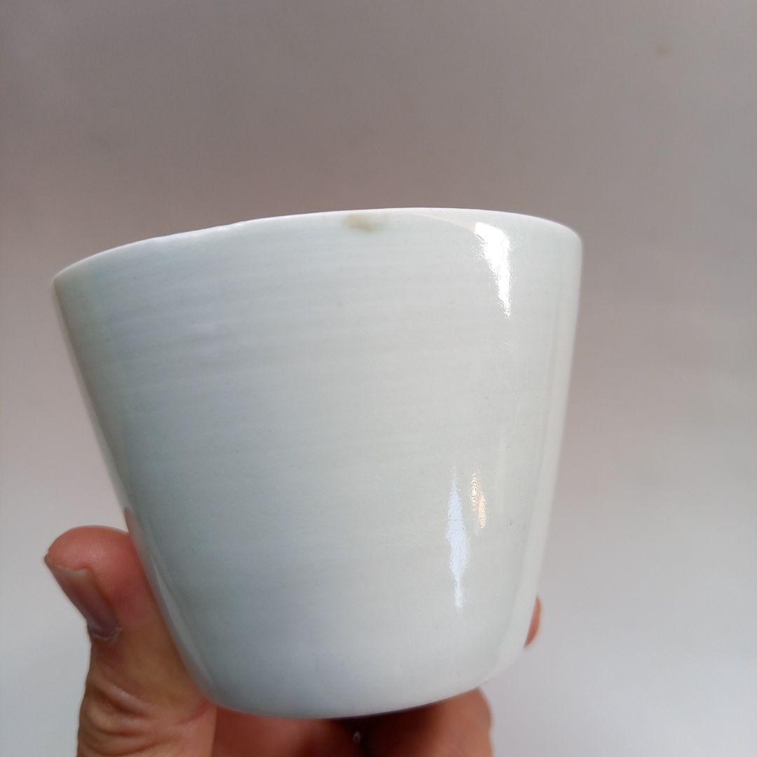 古伊万里　白磁　そば猪口　ソバ猪口　江戸骨董