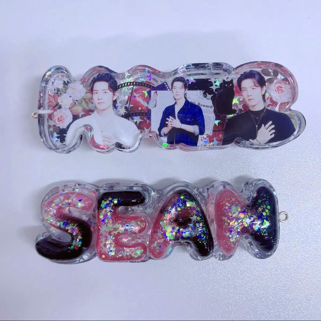 肖戦 厚いレジン置物です&バッグチャームに&ナイトライトにもなります❣️8点③