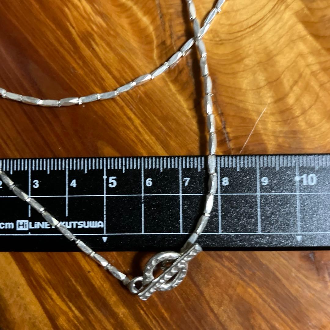 カレンシルバー　ロングネックレス94cm