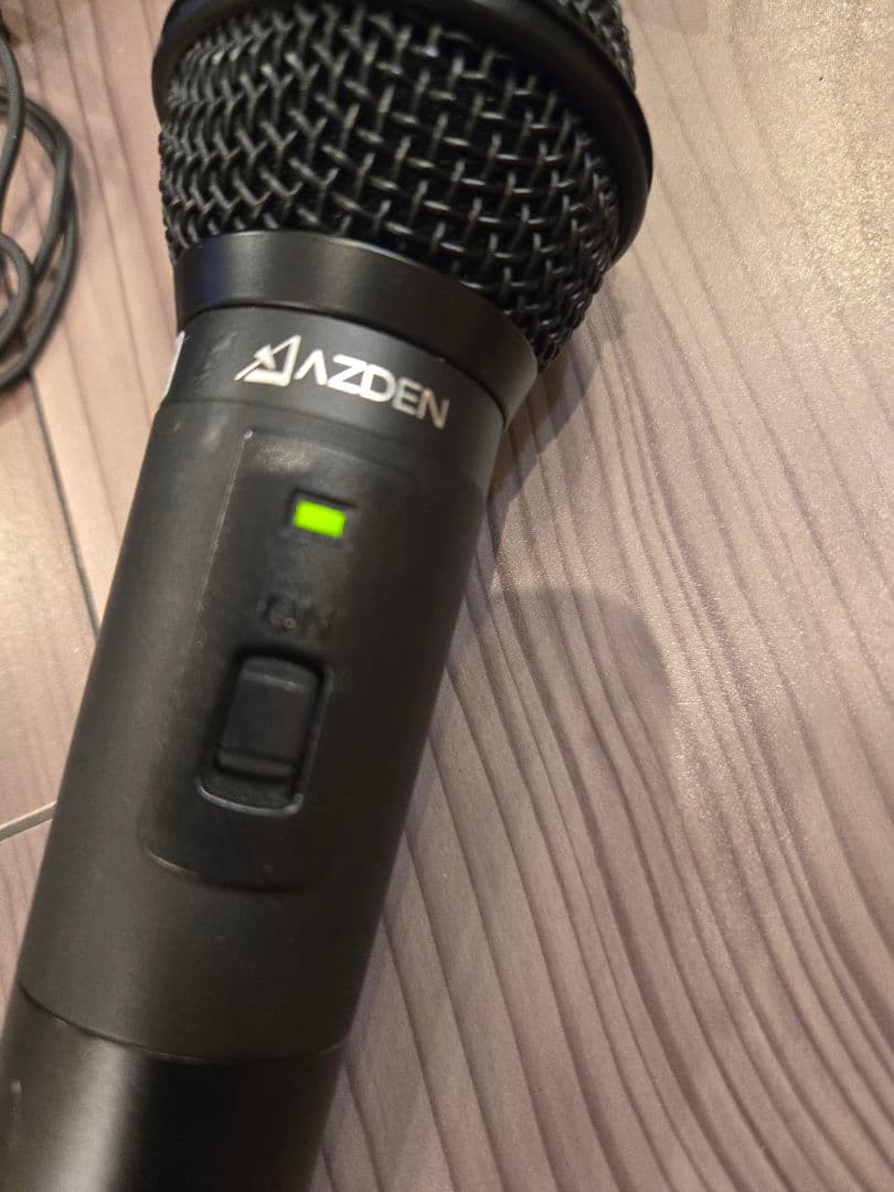 【AZDEN】アズデンダイナミックワイヤレスマイクロフォンスピーカーシステム