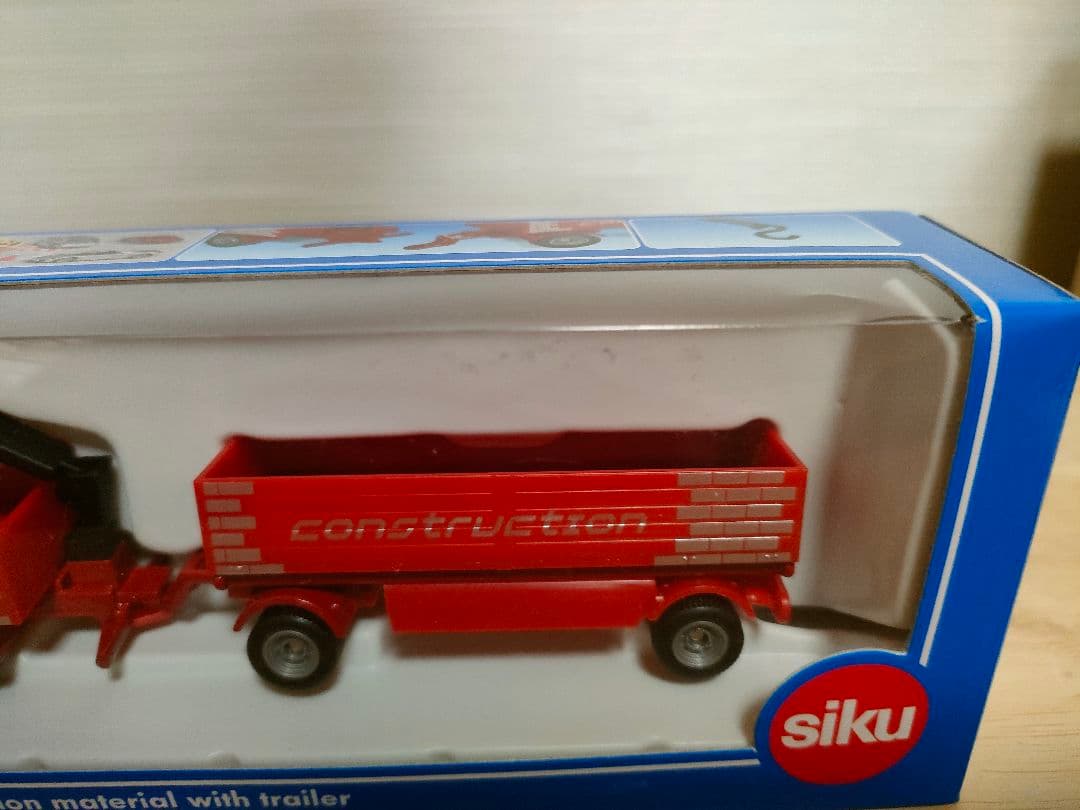 【SK1797】Siku Baustoff-LKW mit Anhänger