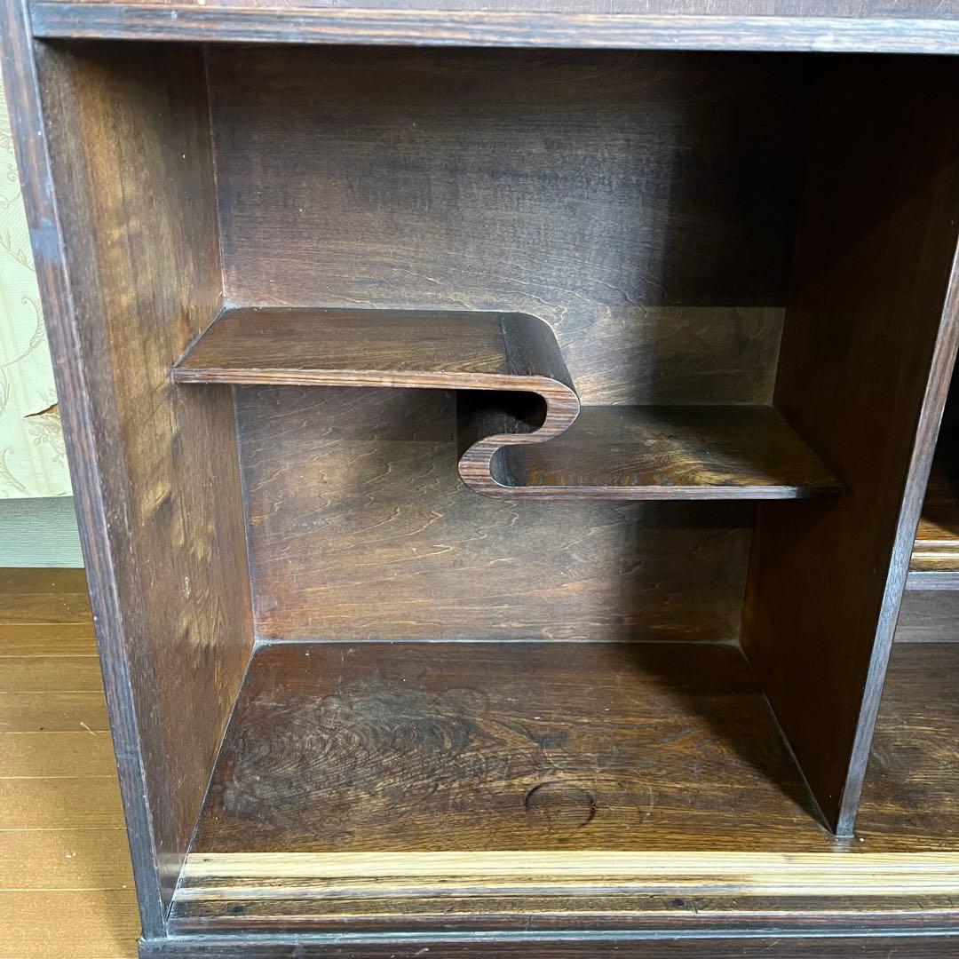 【アンティーク】木製 天然木 茶棚 茶箪笥 水屋箪笥 飾り棚 食器棚 時代家具