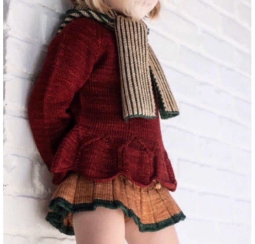 Misha & Puff スケポン　ニットスカート 4-5Y